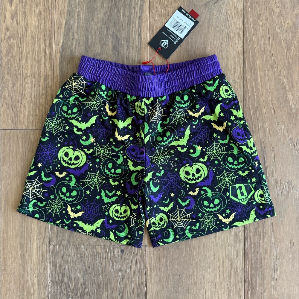 Baseball Lifestyle 101 - Spooky SZN Youth Shorts - NEW WITH TAGS